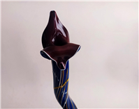 گلدان شیشه ای 3پوست دستساز بسیار کمیاب 