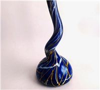 گلدان شیشه ای 3پوست دستساز بسیار کمیاب 