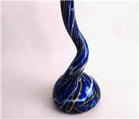 گلدان شیشه ای 3پوست دستساز بسیار کمیاب 