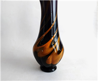 گلدان شیشه ای دو پوست دستساز کمیاب