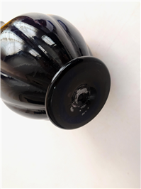 گلدان شیشه ای دو پوست دستساز کمیاب