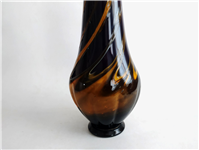 گلدان شیشه ای دو پوست دستساز کمیاب