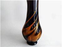 گلدان شیشه ای دو پوست دستساز کمیاب