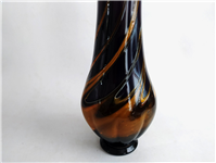 گلدان شیشه ای دو پوست دستساز کمیاب