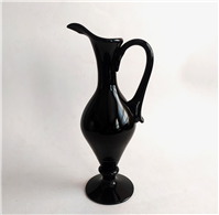  پارچ مشکی شیشه ای زیبا و دستساز سالم