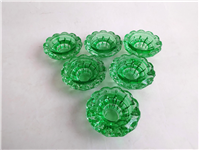 شمعدان شیشه ای ضخیم طرح الماس توپر 