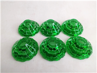 شمعدان شیشه ای ضخیم طرح الماس توپر 