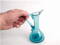  ظرف آبلیموخوری دست ساز شیشه ای آبی 