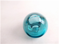  گلدان شیشه ای دست ساز طرح سبد آبی 