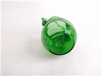 گلدان شیشه ای دست ساز طرح سبد سبز