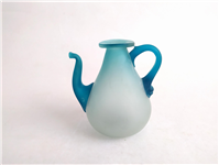  قوری دکوری شیشه ای کاملا دست ساز قدیمی