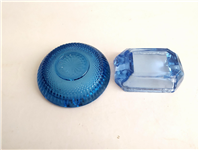  2عدد زیرسیگاری بلوری قدیمی خوشرنگ