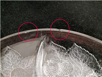  اردو خوری گل میوه بسیار زیبا قطر 31CM