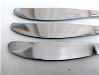  3عدد چاقوی قدیمی و ضخیم طرح گل