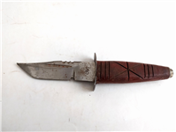  کارد قدیمی دستساز زنجان دسته چوبی 19.5CM 