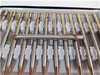  خودکار فلزی طلایی و نقره ای تبلیغاتی 