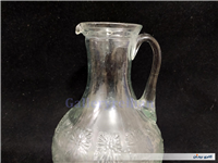 پارچ شیشه ای قدیمی زیبا و سالم