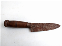  کارد قدیمی دستساز زنجان دسته چوبی 24.5CM