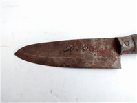  کارد قدیمی دستساز زنجان دسته چوبی 24.5CM