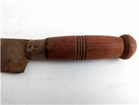  کارد قدیمی دستساز زنجان دسته چوبی 27.5CM 