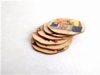 6عدد زیرلیوانی کلکسیونی از جنس بامبو