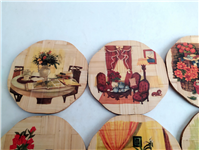 6عدد زیرلیوانی کلکسیونی از جنس بامبو