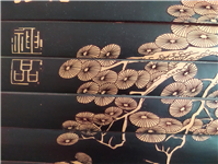 حکاکی روی بامبو سایز بزرگ بسیار ضخیم