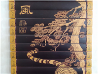 حکاکی روی بامبو سایز بزرگ بسیار ضخیم