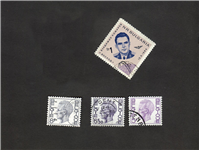 4 عدد تمبر از کشور بلغارستان و بلژیک