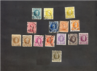 15 عدد تمبر کشور بلژیک چاپ سال 1922