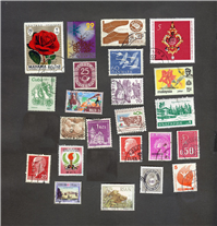 23 عدد تمبر از کشور مختلف خارجی