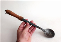 ملاقه یا قاشق بلند دست ساز قدیمی