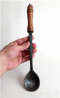 ملاقه یا قاشق بلند دست ساز قدیمی