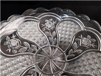  ظرف میوه خوری قدیمی بلور بزرگ 36CM 