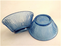  2 عدد پیاله قدیمی آبی رنگ ایرانی