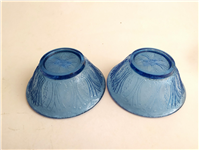  2 عدد پیاله قدیمی آبی رنگ ایرانی