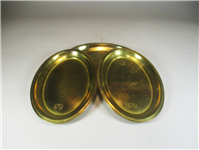 3 عدد سینی قند پهلو برنجی روسی قدیمی 