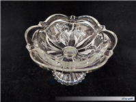  شکلات خوری پایه دار ضخیم طرح گل زنبق