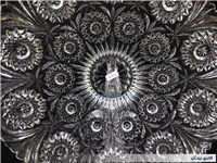  ظرف میوه خوری بلور سایز بزرگ خورشیدی 