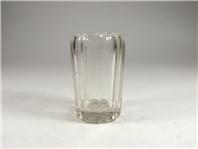 بطری جا قلمی قدیمی شیشه ای و تراش دار 