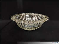  2عدد کاسه شیشه ای قدیمی طرح زنجیری