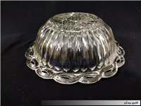  2عدد کاسه شیشه ای قدیمی طرح زنجیری