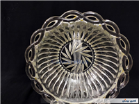  2عدد کاسه شیشه ای قدیمی طرح زنجیری