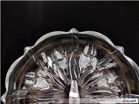  دیس میوه خوری بلوری ضخیم طرح گل زنبق