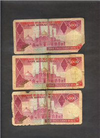  3عدد اسکناس تظاهراتی نمازی ـ نوربخش