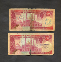 2عدد اسکناس تظاهراتی نمازی ـ نوربخش 