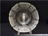  ظرف میوه خوری بلور طرح گل یخی 