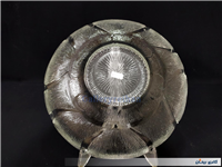  ظرف میوه خوری بلور طرح گل یخی 