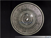  کاسه شیشه ای دانه نشان قدیمی