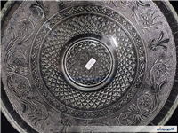  کاسه شیشه ای دانه نشان قدیمی